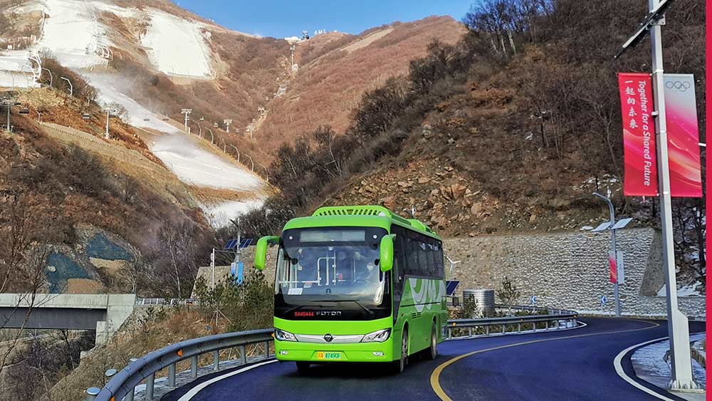 حافلات تعمل بوقود الهيدروجين تخدم الألعاب الأولمبية الشتوية المرتقبة في بكين