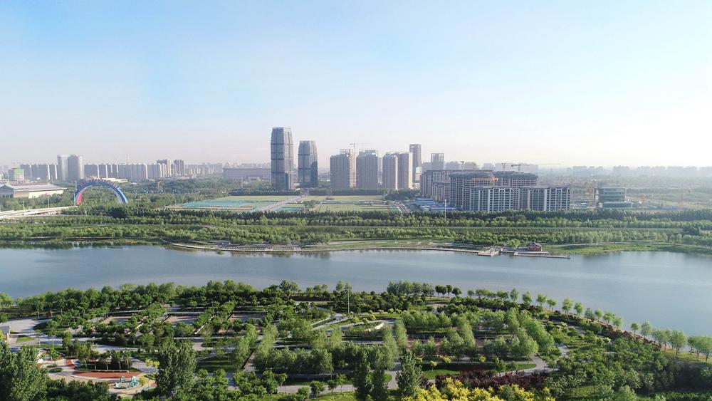 استعادة البيئة في نهر هوتوه بشمالي الصين